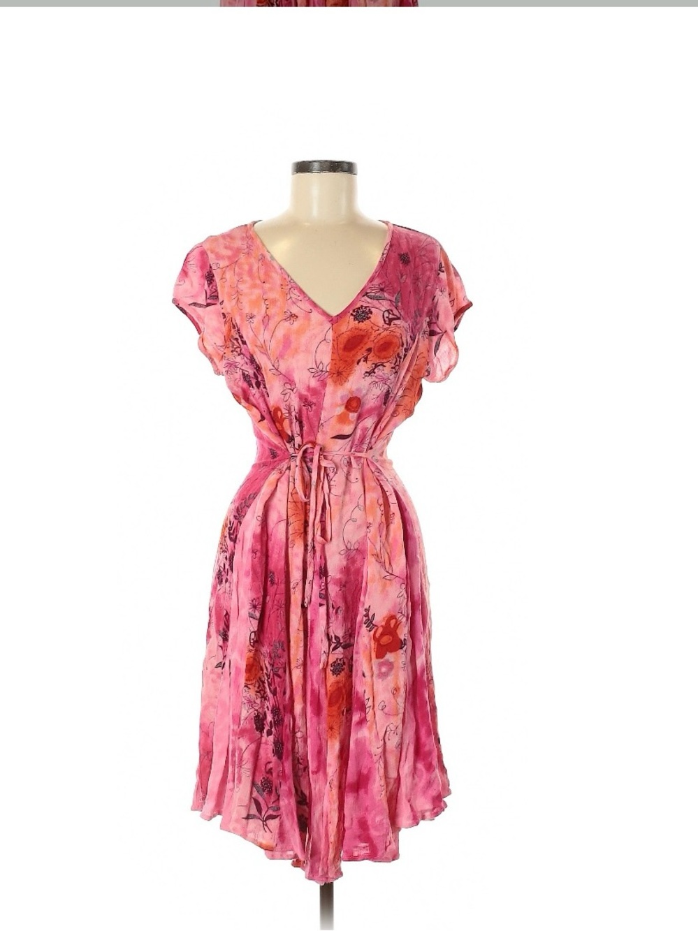BILA Pretty pink midi summer dress